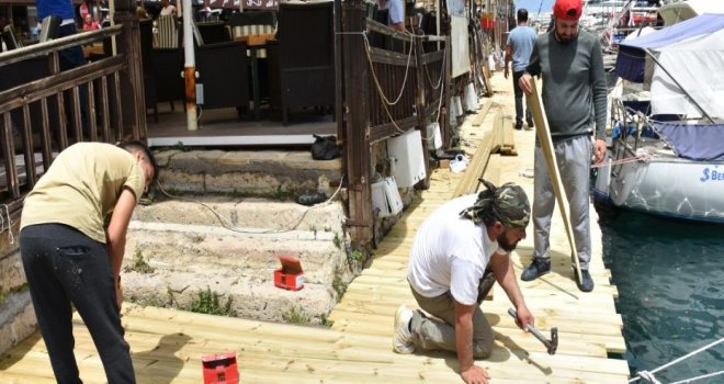 Girne Antik Liman’ın acil sorunları giderildi