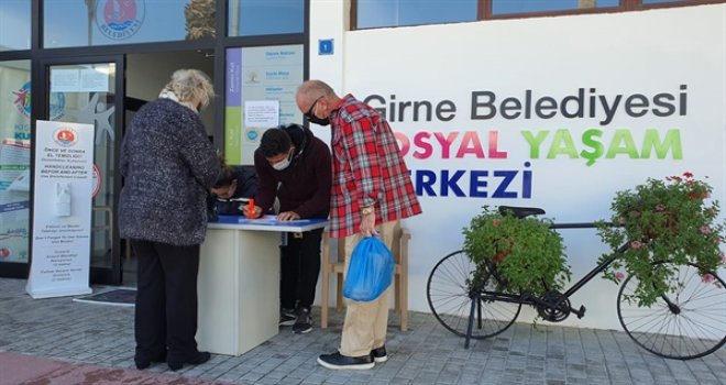 GİRNE BELEDİYESİ SOSYAL YAŞAM MERKEZİNDE İKİNCİ DOZ AŞI İŞLEMLERİNE BAŞLANDI