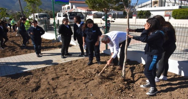 GİRNE BELEDİYESİ’NİN AĞAÇLANDIRMA ÇALIŞMALARI SÜRÜYOR..