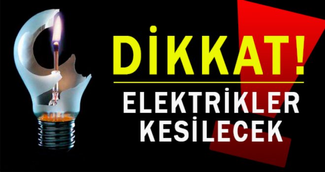 GİRNE BÖLGESİNDE YARIN 4 SAATLİK ELEKTRİK KESİNTİSİ…