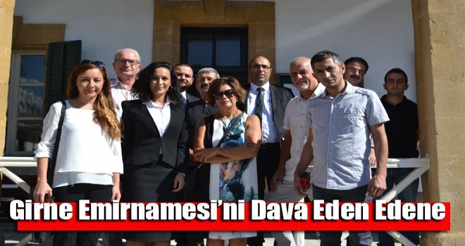 Girne Emirnamesi’ni dava eden edene