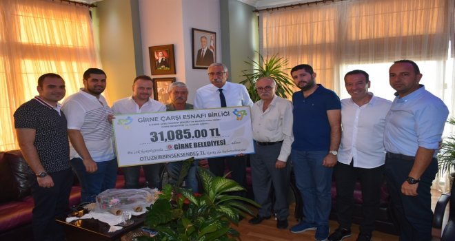 GİRNE ESNAFI, GÜNGÖRDÜ’YE TEŞEKKÜR ETTİ