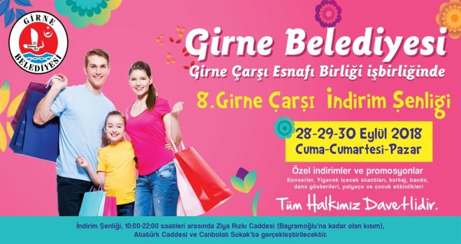 GİRNE’DE 3 GÜNLÜK ÇARŞI ŞENLİĞİ DÜZENLENİYOR