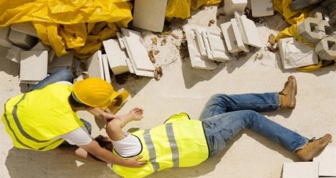 Girne’de iş kazası: 1 yaralı
