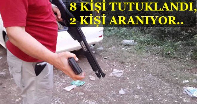 GİRNEDE POMPALI TÜFEKLE BASKIN OLAYINDA 8 TUTUKLU