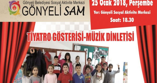 Gönyeli SAM’da minikler tiyatro gösterisi sunacak