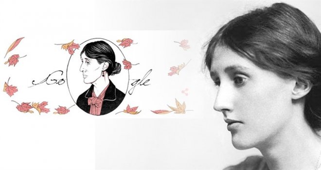 GOOGLE'DAN VİRGİNİA WOOLF İÇİN DOODLE