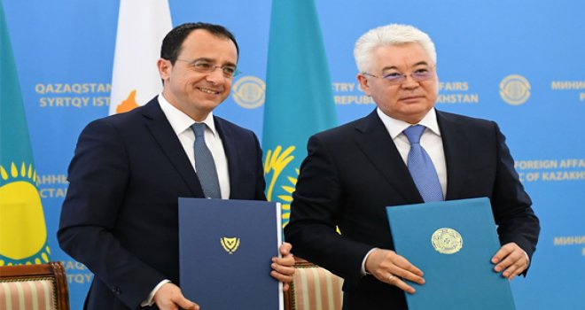 GÜNEY KIBRIS KAZAKİSTAN İLE İŞBİRLİĞİNİ GELİŞTİRMEK İSTİYOR