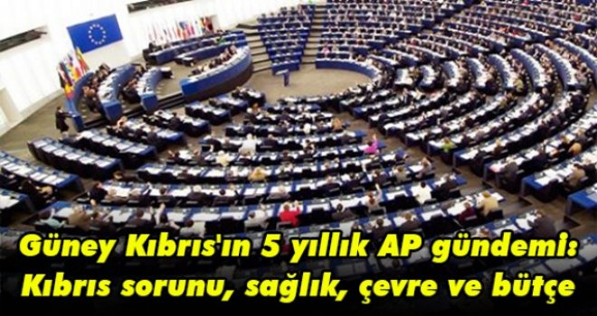 Güney Kıbrıs'ın 5 yıllık AP gündemi: Kıbrıs sorunu, sağlık, çevre ve bütçe