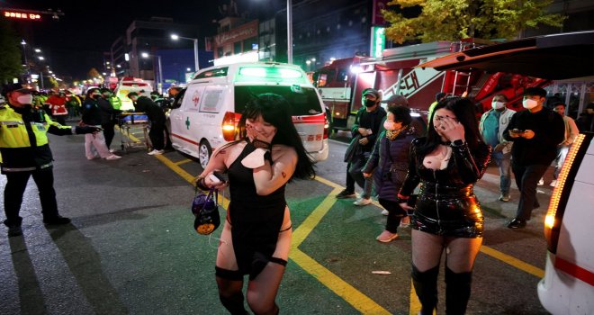Güney Kore'de Cadılar Bayramında izdiham: 151 ölü