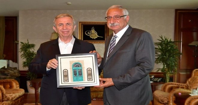 GÜNGÖRDÜ ANKARA BÜYÜKŞEHİR BELEDİYE BAŞKANI YAVAŞ’I ZİYARET ETTİ