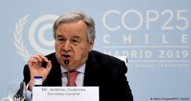 GUTERRES: İKLİM DEĞİŞİKLİĞİNDE DÖNÜŞÜ OLMAYAN BİR NOKTAYA DOĞRU İLERLİYORUZ