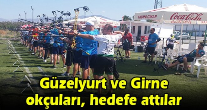 Güzelyurt ve Girne okçuları, hedefe attılar