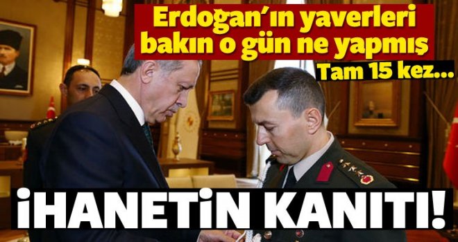 Hain yaverler o gün bakın ne yapmış!