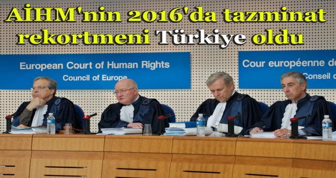 Hakkında en çok davanın kapandığı ülke Türkiye