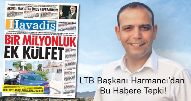Harmancı'dan '1 milyonluk külfet