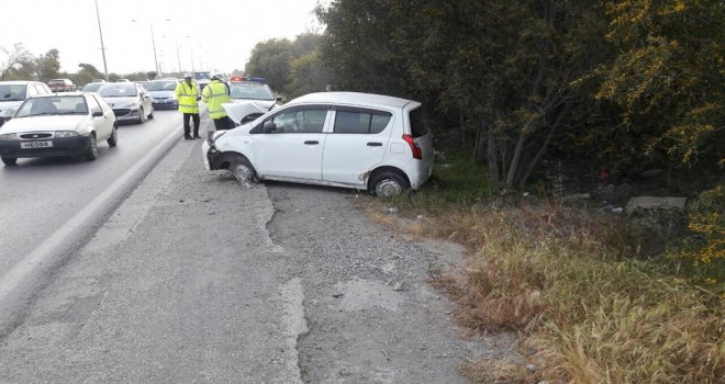 HASPOLAT-HAMİTKÖY ARASINDA TRAFİK KAZASI.