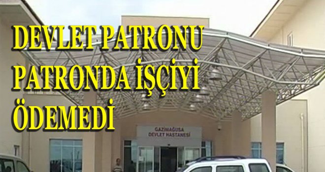 HASTANE'DE TEMİZLİK KRİZİ