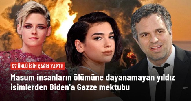 Hollywood yıldızlarından ABD Başkanı Biden'a Gazze mektubu