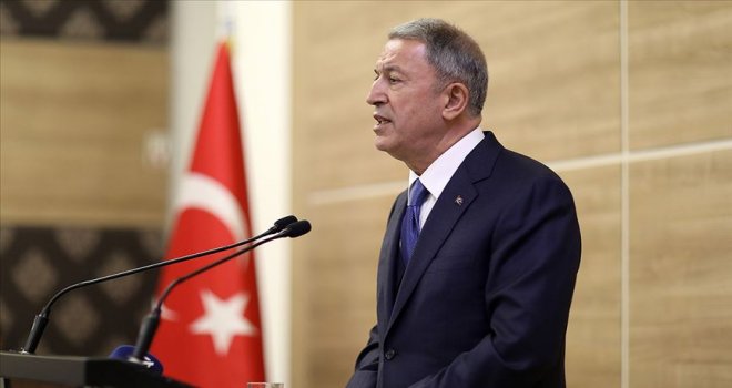 Hulusi Akar: Kıbrıs ve ülkemizin hakkını savunacağız