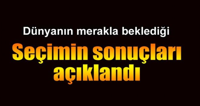 İkinci ön seçimin sonucu açıklandı