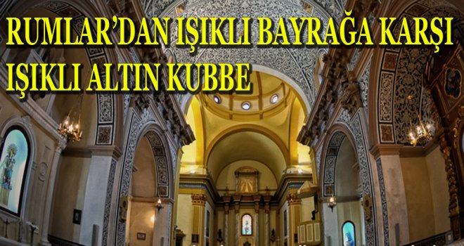 İşgal Bölgelerinden Görülmesi İçin Altın ‘Kubbeyi’ Işıklandırmışlar