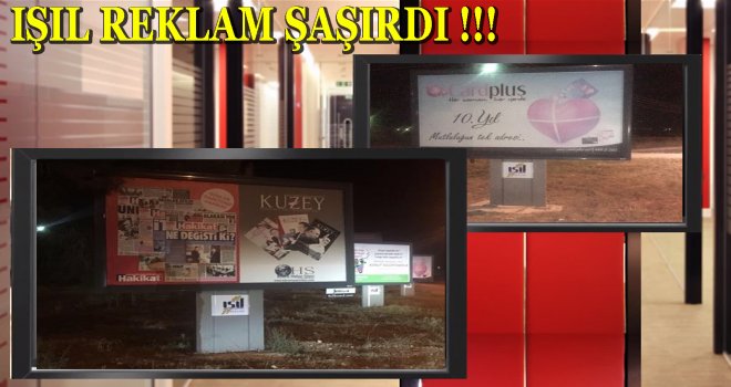 IŞIL REKLAM PANOLARI ŞAŞIRMIŞ !!!