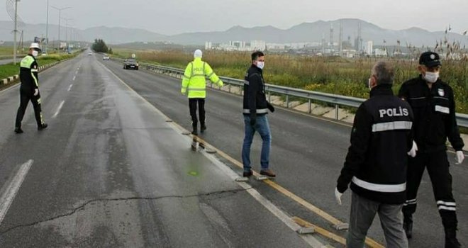 İskele Belediyesi:İlçeler arası geçiş yasağı başladı