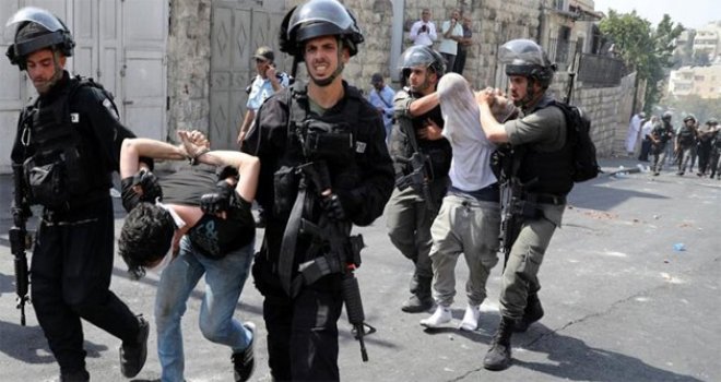 İSRAİL POLİSİ 51 FİLİSTİNLİYİ GÖZALTINA ALDI