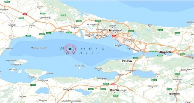 İstanbul'da 4 büyüklüğünde deprem