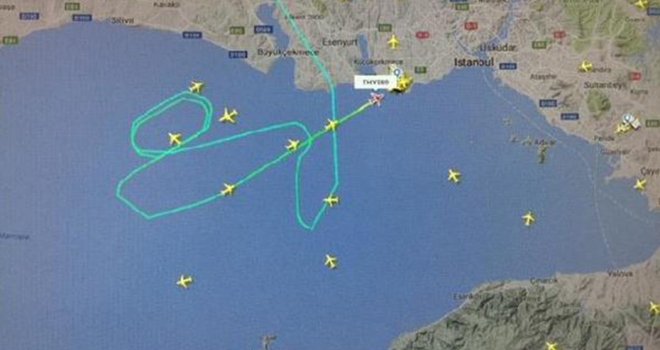 İstanbul’daki fırtına hava trafiğini de etkiledi