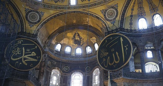 İstanbul'un fethinin sembolü: Ayasofya..