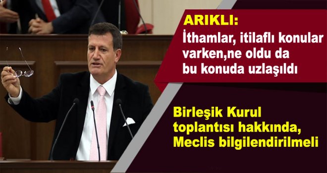 İthamlar, ihtilaflı konular  varken,ne oldu da  uzlaşıldı