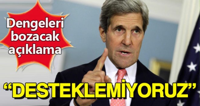 John Kerry'den Açıklama