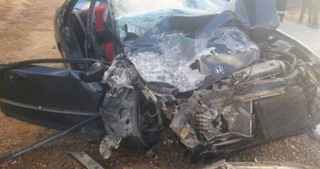 Kalkanlı-Çamlıbel yolunda korkutan kaza