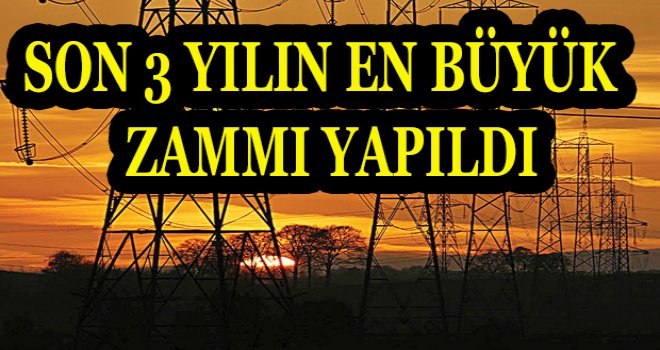 Kıb-Tek, elektrik fiyatlarına yüzde 9 ile yüzde 20 arasında zam yaptığını duyurdu 