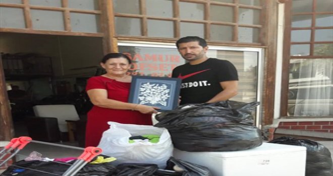 KKTC CİMNASTİK FEDERASYONU KHYD’YE KIYAFET YARDIMINDA BULUNDU