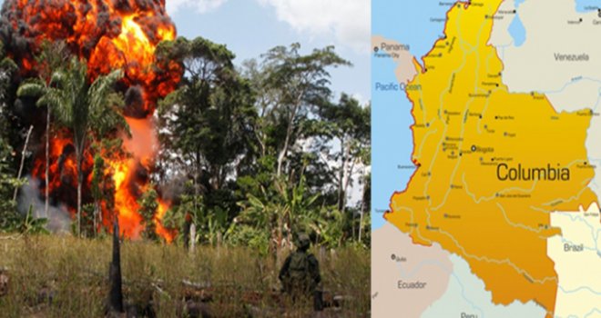 Kolombiya’da 65 bin kişi yerinden edildi