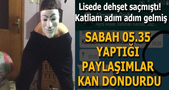 Korkunç olay adım adım yaklaşmış