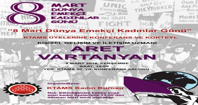 KTAMS, 8 MART DOLAYISIYLA ETKİNLİK DÜZENLİYOR