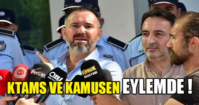 KTAMS ve KAMUSEN, Kamu Hizmeti Komisyonu önünde eylem ve basın açıklaması yaptı