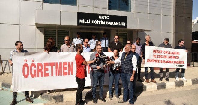 KTOEÖS: “Devlet okullarını ve çocuklarımızı sahipsiz bırakmayacağız”