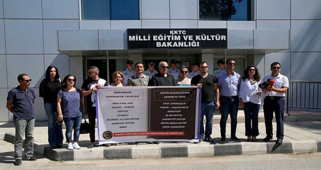 KTOEÖS eylem yaptı