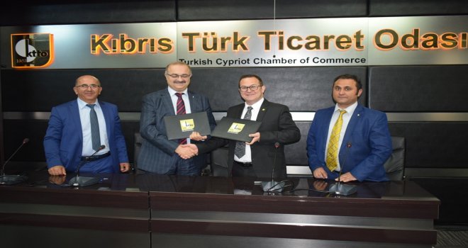KTTO İLE İTÜ-KKTC EĞİTİM ARAŞTIRMA YERLEŞKESİ ARASINDA İŞBİRLİĞİ PROTOKOLÜ.