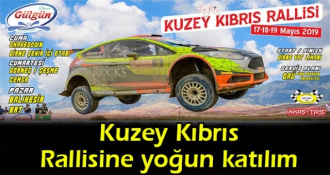 Kuzey Kıbrıs Rallisine yoğun katılım