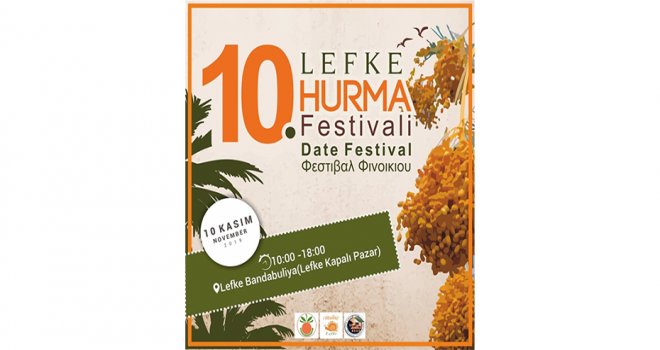 Lefke Hurma Festivali pazar günü