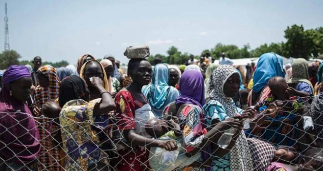 LİBYA'DA YAKALANAN 465 NİJERYALI ÜLKESİNE İADE EDİLDİ