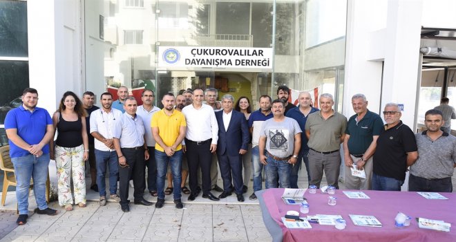 LTB BAŞKAN HARMANCI VE LEFKOŞA EKİBİ, ÇUKUROVALILAR DAYANIŞMA DERNEĞİ’Nİ ZİYARET ETTİ
