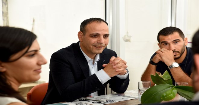 LTB BAŞKANI VE TDP LTB ADAYI HARMANCI MÜLTECİ HAKLARI DERNEĞİ'Nİ ZİYARET ETTİ..
