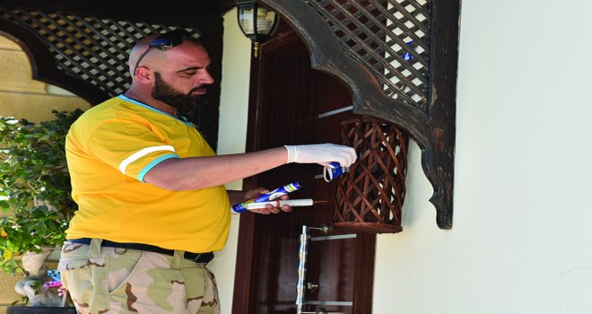 LTB TÜM HANELERİN TEK TEK İLAÇLANMAKTA OLDUĞUNU DUYURDU